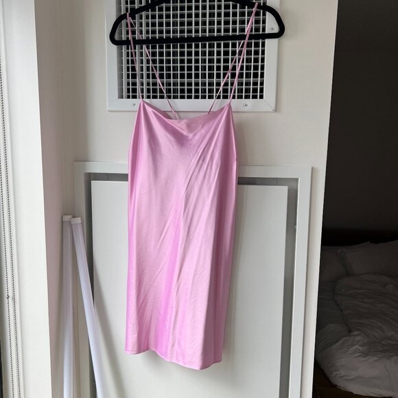 Parade Dresses & Skirts - NWOT Parade Luxe Easy Slip Dress in Luxe Satin - medium - pink